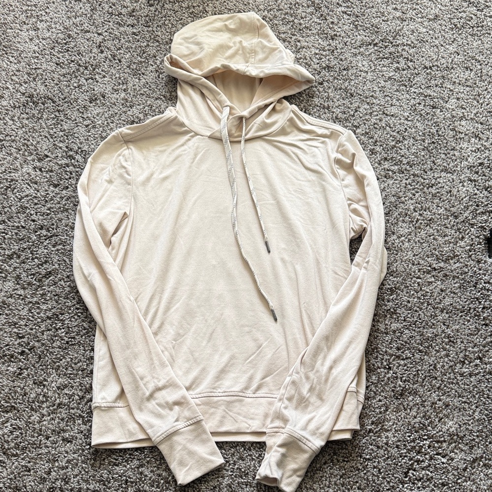 Stoic Butter Soft Cream Hooded Shirt
